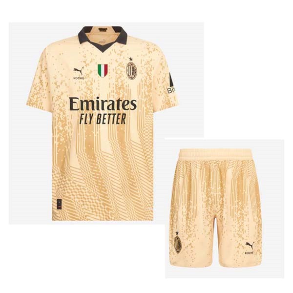 Maglia AC Milan 4th Bambino 22/23 Giallo